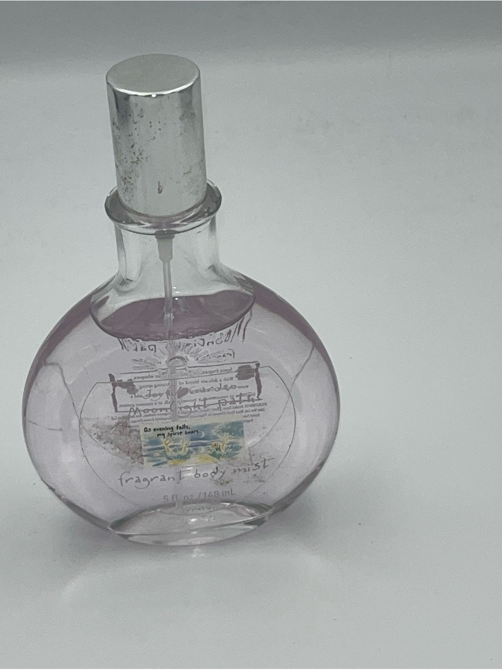 Vintage Bath & Body Works Joyful Garden Moonlight Path Fragrant Body Mist 5oz